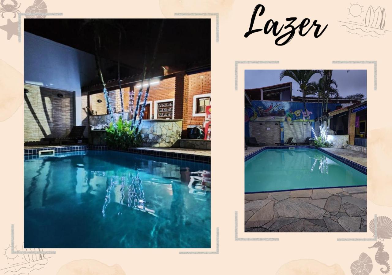 Hostel Cantinho Maneiro Mongagua Luaran gambar
